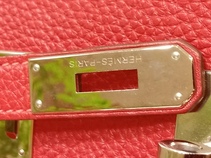 Hermes Jypserie 28 Rouge Casaque Clemence Stamp B 2023