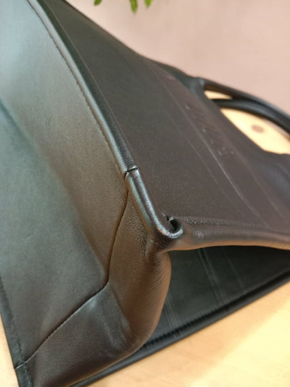 Christian Dior Book Tote Calfskin Medium Black PM