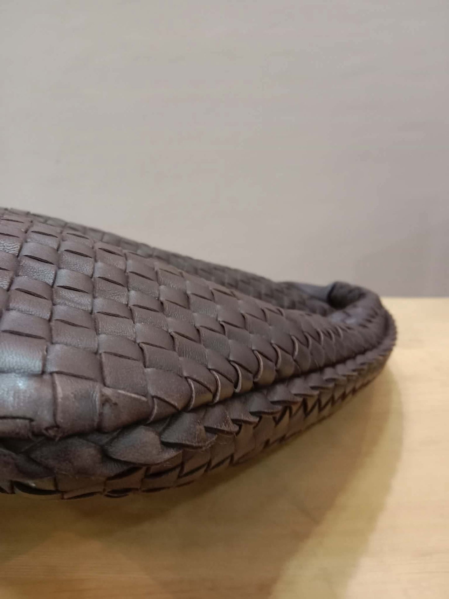 Bottega Veneta Intrecciato Espresso Woven Nappa Leather Maxi Bag