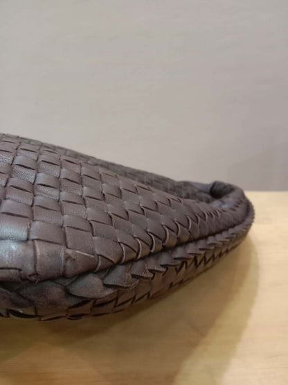 Bottega Veneta Intrecciato Espresso Woven Nappa Leather Maxi Bag