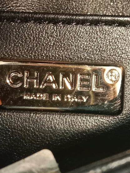 Chanel Mini Rectangular Gold/Black Sequin Limited Edition Microchipped