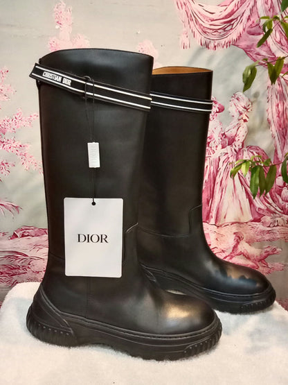 Dior Women's D-Racer Boots Black Size 37