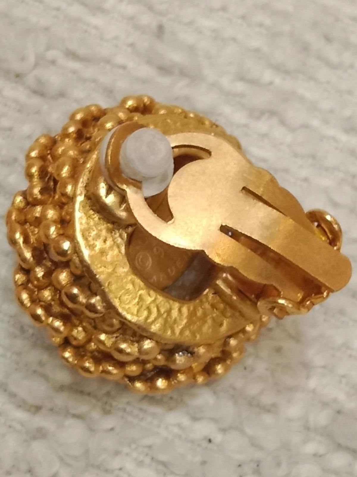 Chanel Vintage Gold-Tone Earrings 94P Collection