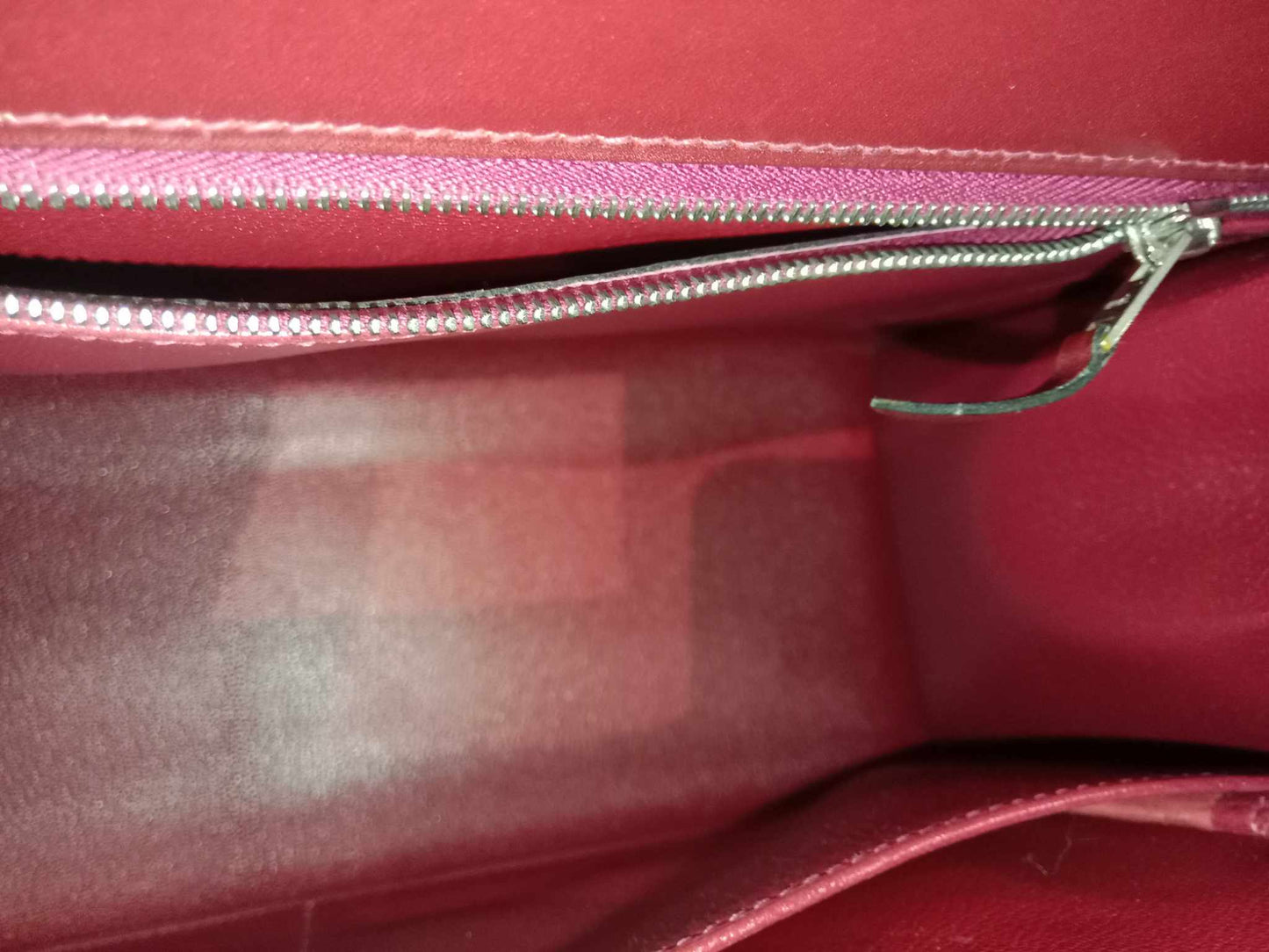 Hermes Kelly 32 Rouge Boxcalf Stamp E Square 2001