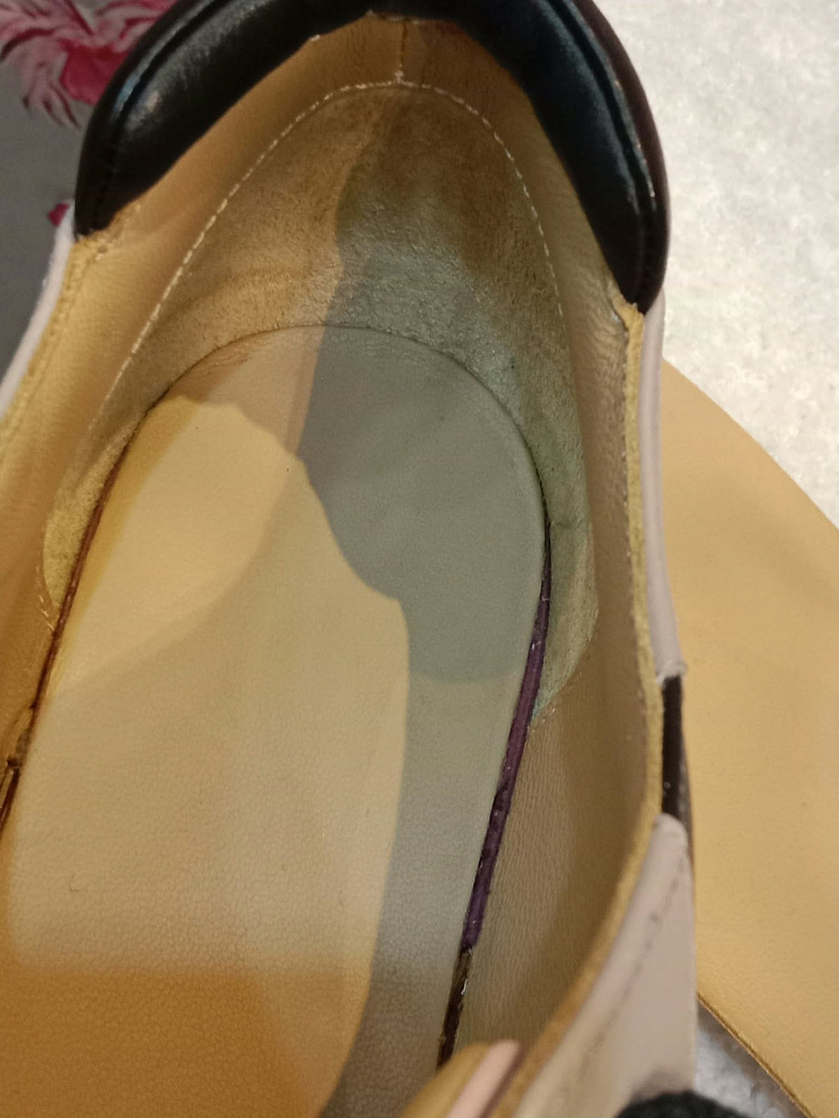 Hermes Rebus Sneakers Rose Aube/Black/White/Taupe Size 37.5