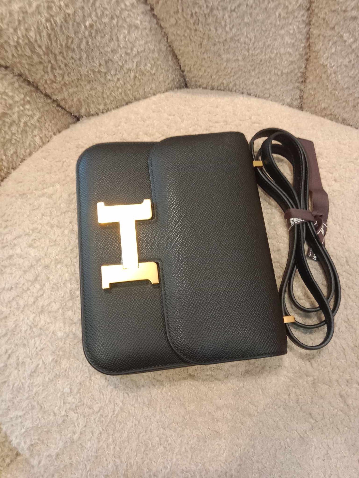 Hermes Constance 18 Black Stamp B 2023