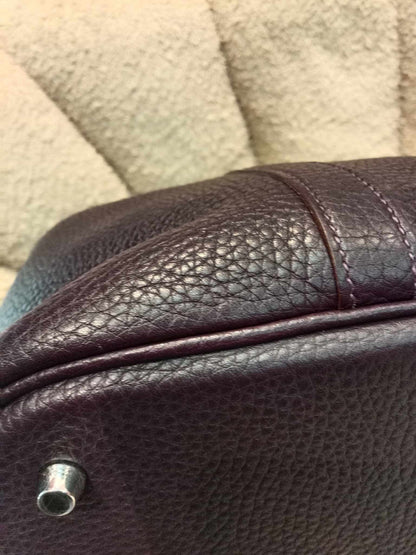 Hermes Picotin 26 Raisin Purple Clemence Stamp T 2015