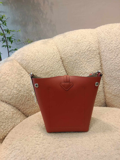 Longchamp Le Roseau Crossbody Brown Bag