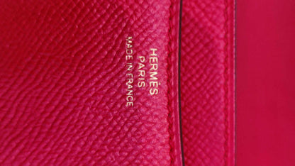 Hermes Constance 18 Epsom Rouge Stamp D 2019