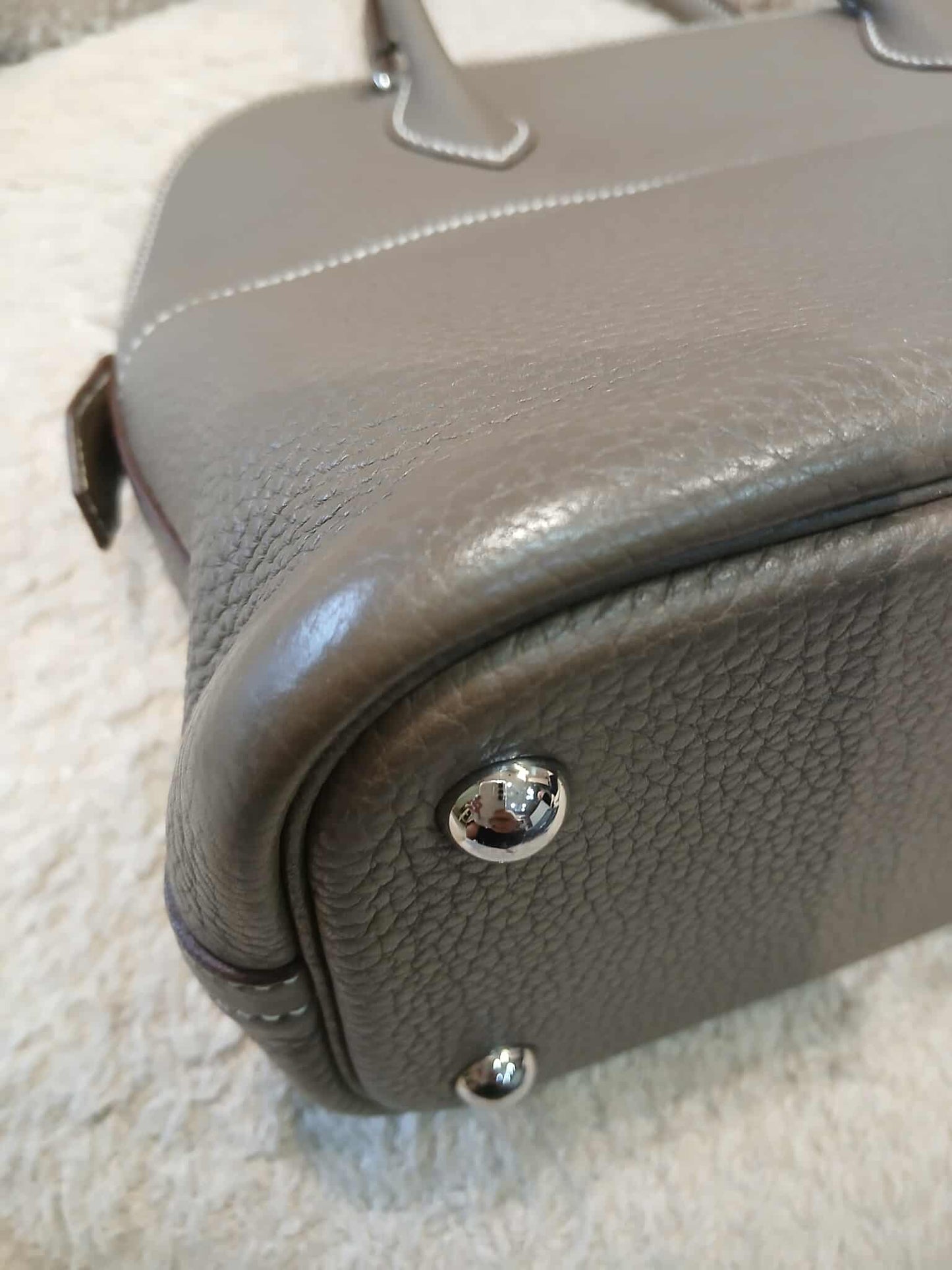 Hermes Bolide 31 Etoupe Clemence Stamp T 2015