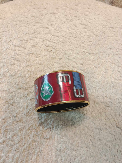 Hermes Enamel Bangle Bracelet