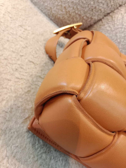 Bottega Veneta Padded Cassette Caramel Crossbody Bag