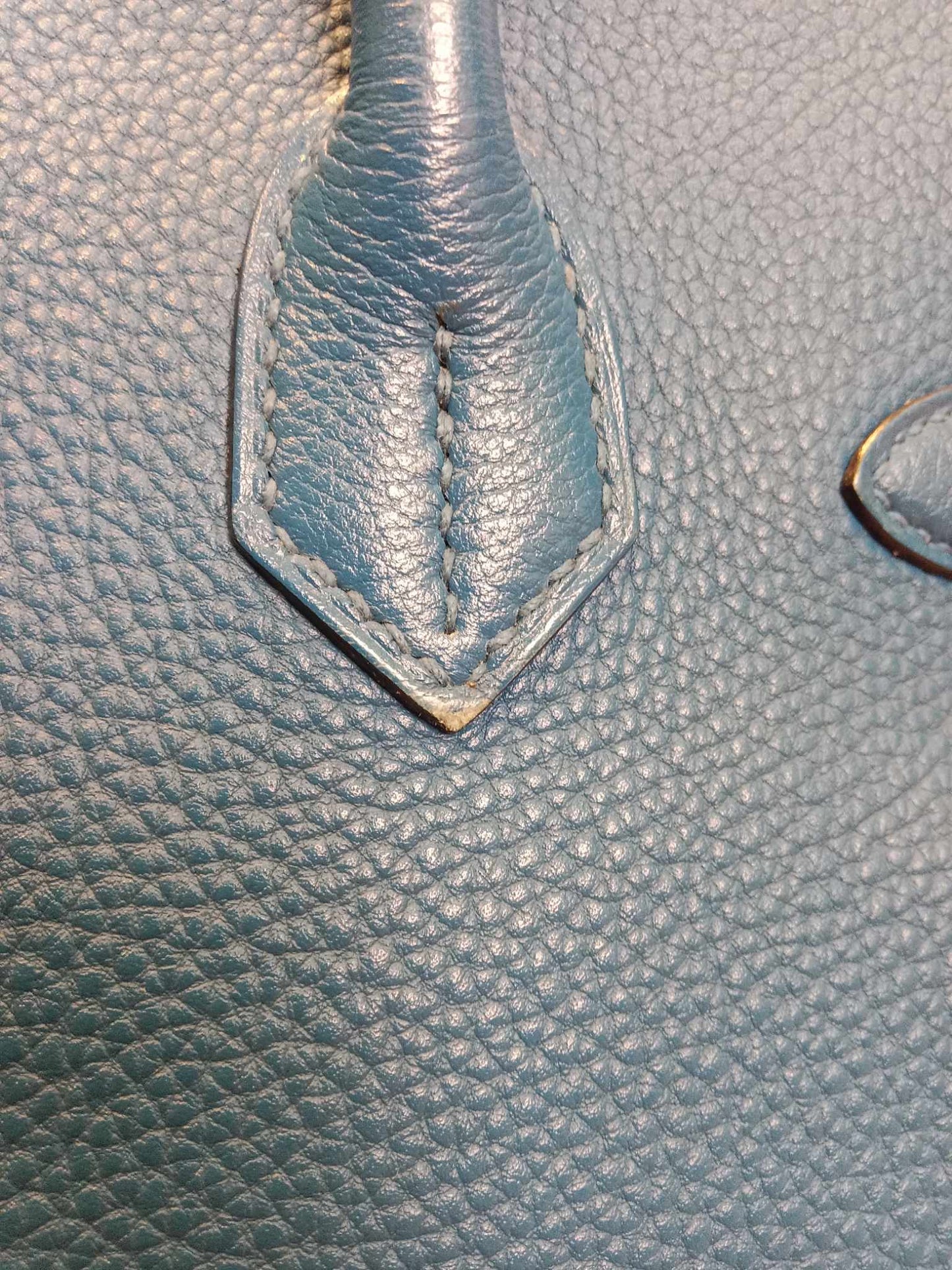 Hermes Birkin 30 Bleu De Galice Togo Stamp C 2018