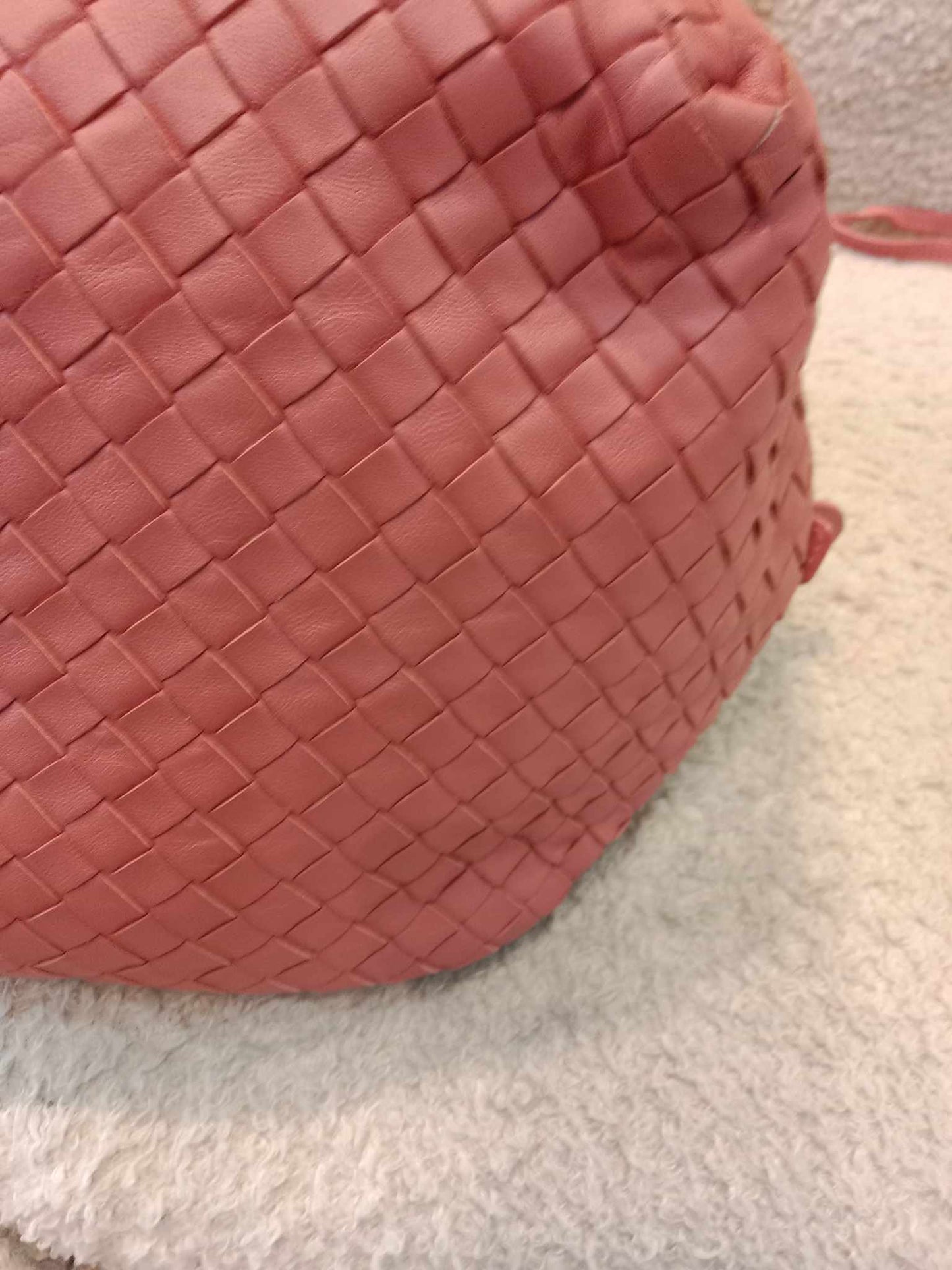 Bottega Veneta Vintage Nodini Shoulder Bag Pink