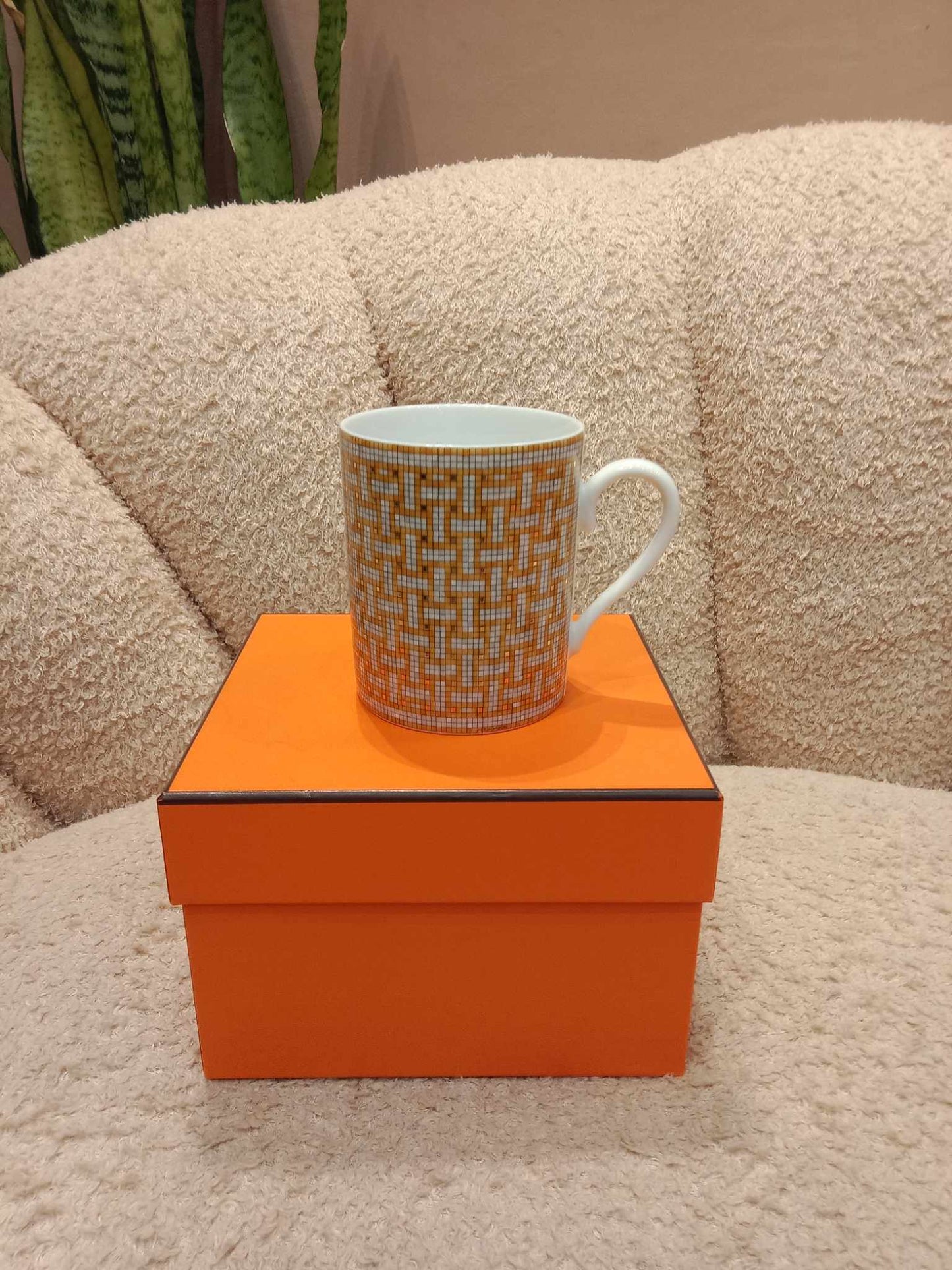 Hermes Mosaique  Au 24 Gold Mug