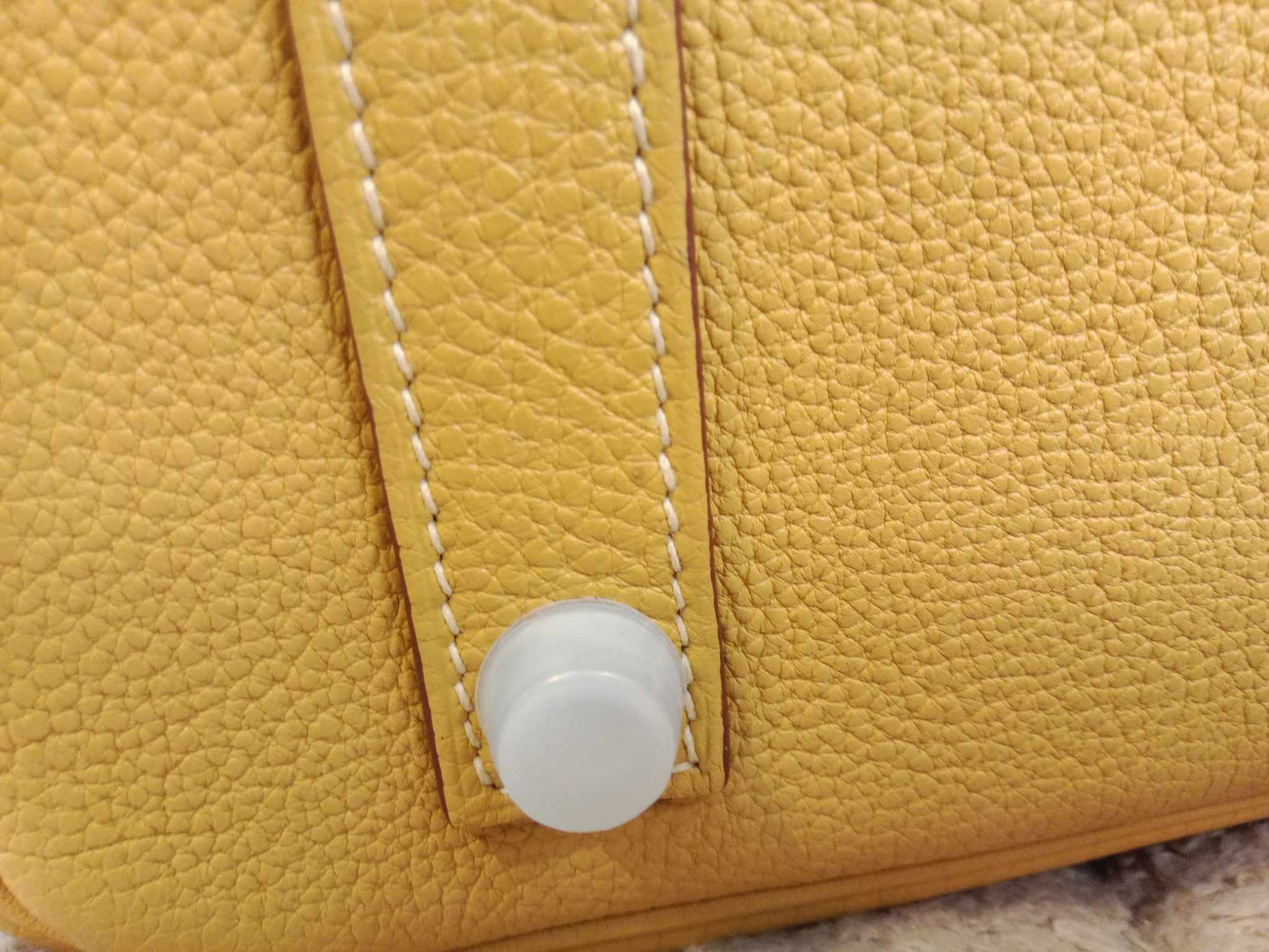 Hermes Birkin 35 Jaune Poussin Togo Stamp M Square 2009