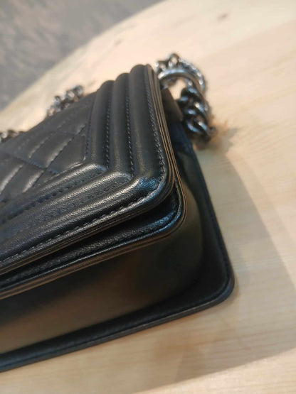 Chanel Leboy Lambskin Small Black Series 23