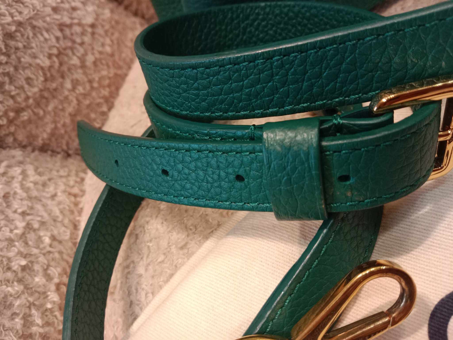 Louis Vuitton Capucine BB Python Green