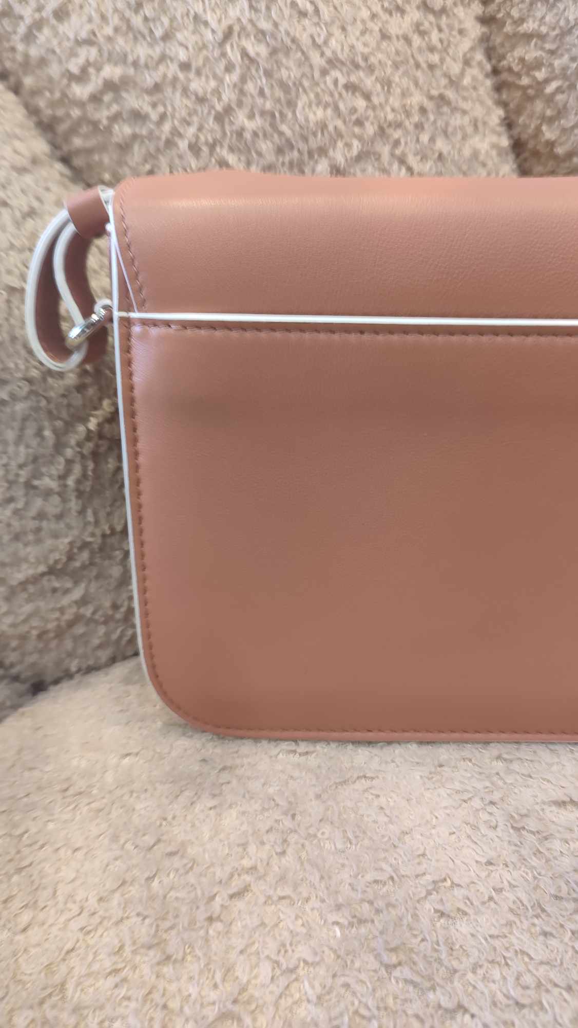 Loro Piana Artemis Salmon Pink Calfskin Bag