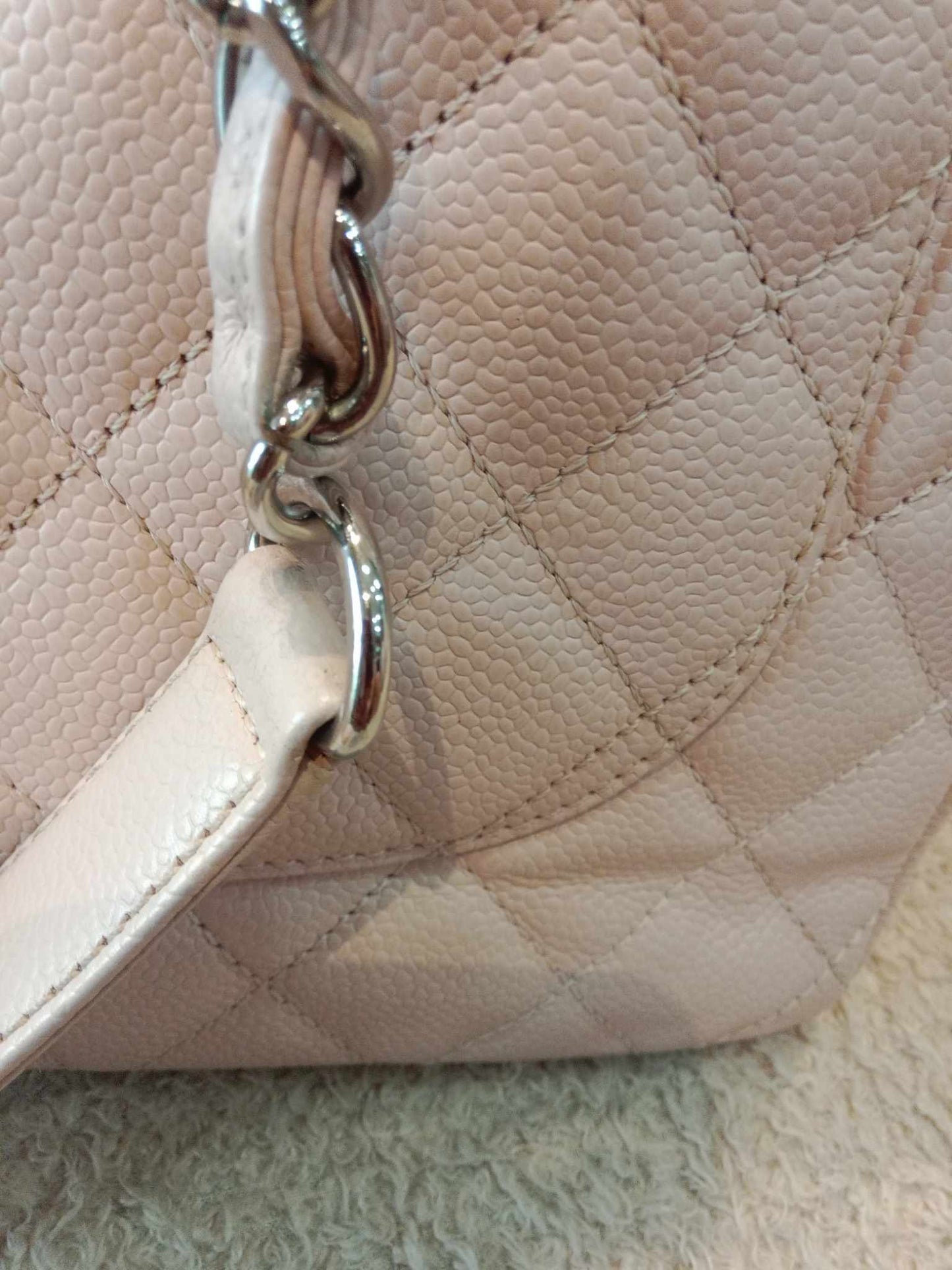 Chanel GST Nude Pink Caviar Series 21