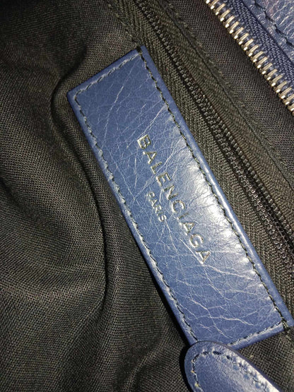 Balenciaga City Bag Medium Dark Blue