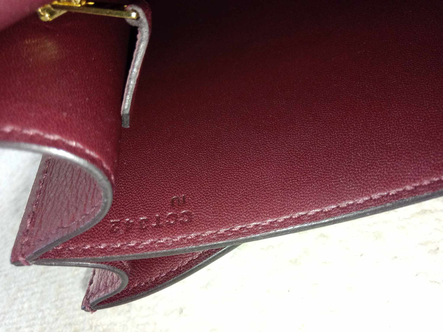 Hermes Constance 24 Evercolor Bordeaux Stamp C 2018