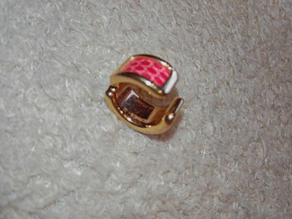 Hermes Olympe Ear Cuff Red Lizard Leather