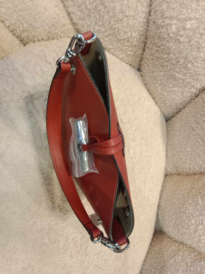 Longchamp Le Roseau Crossbody Brown Bag