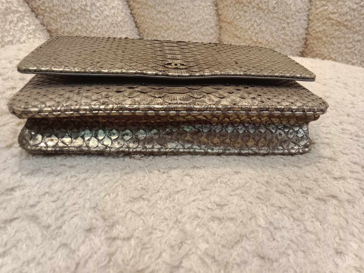 Chanel Wallet on Chain Python Gold Series 20