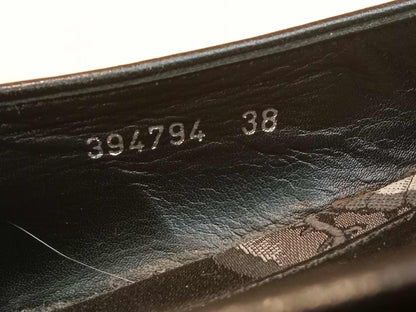 Alexander McQueen Silk Loafer Flats Black Sie 38