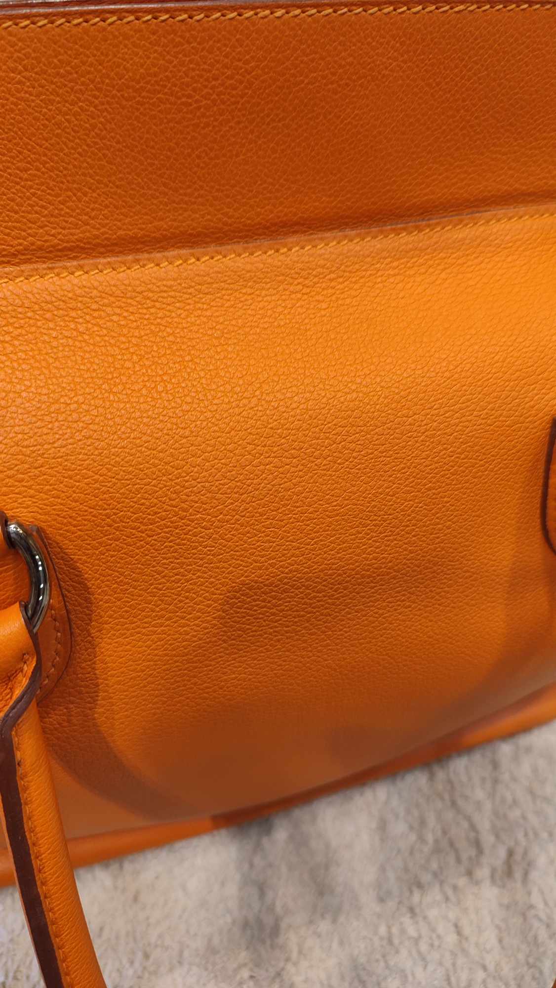 Hermes Toolbox 26 Poppy Orange Evercolor/Swift Stamp T 2015