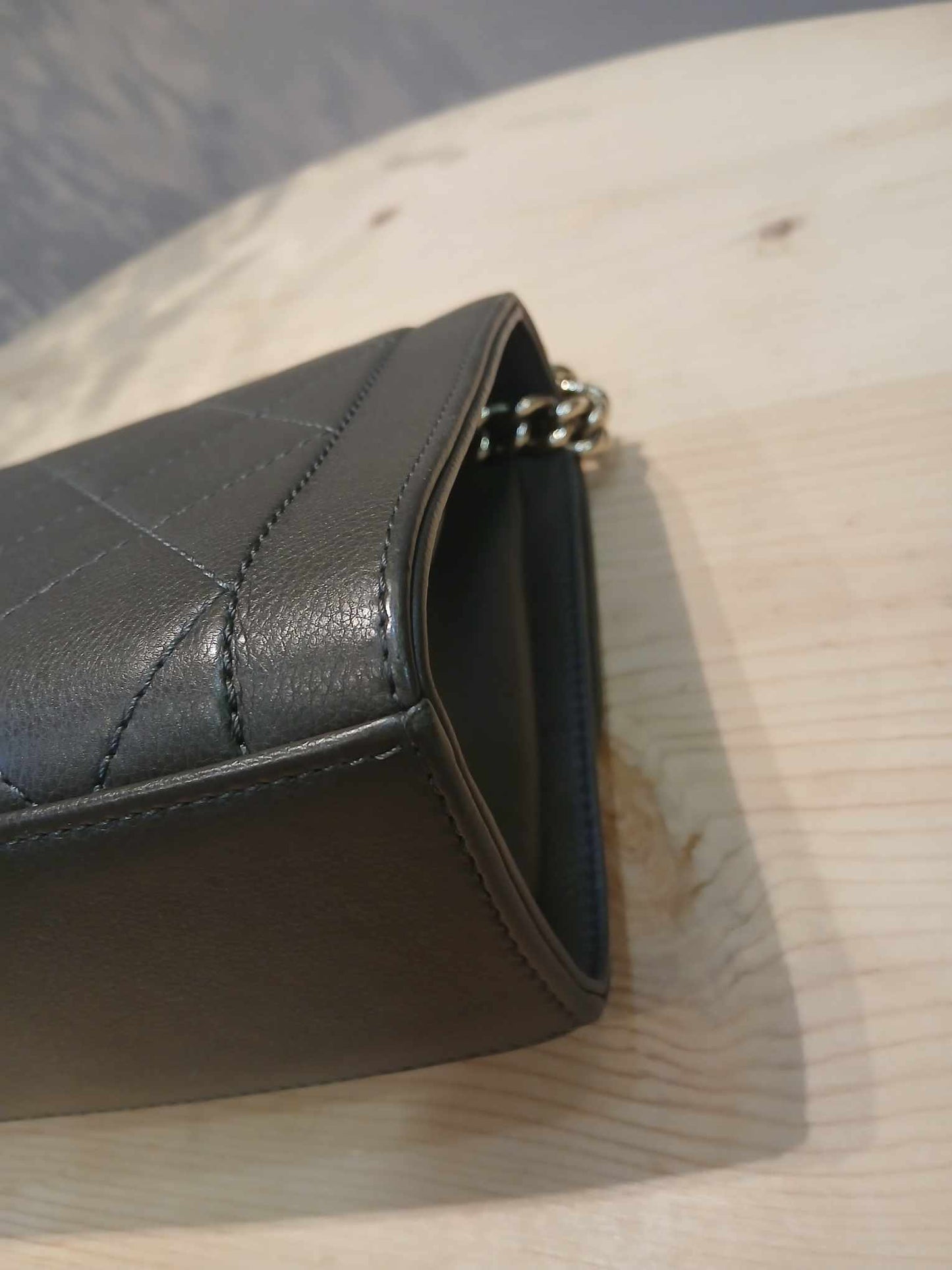 Chanel Label Click Small Quilted Calfskin Series 23