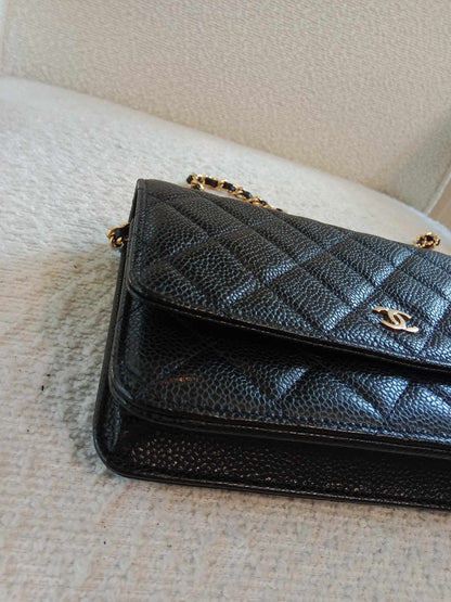 Chanel Classic Caviar WOC Black Series 20