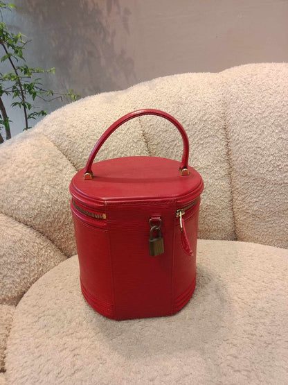 Louis Vuitton Red Epi Cannes Vanity Case