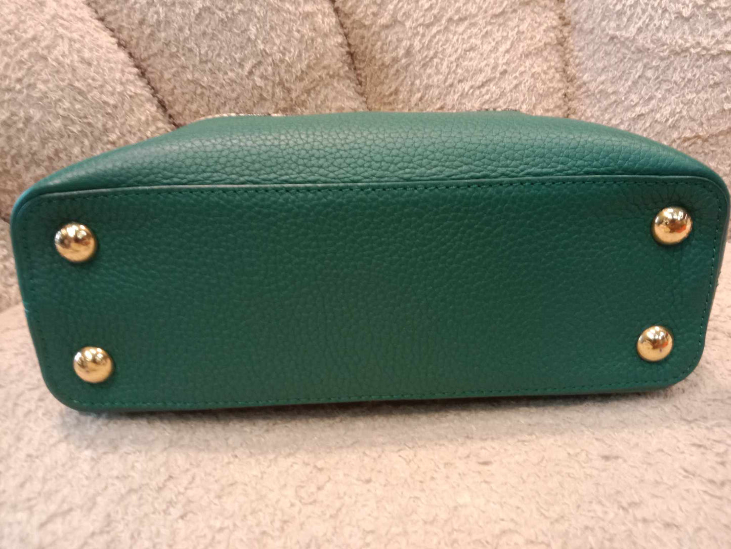 Louis Vuitton Capucine BB Python Green