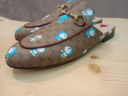 Gucci Doraemon Collaboration Horsebit Mules Size 37