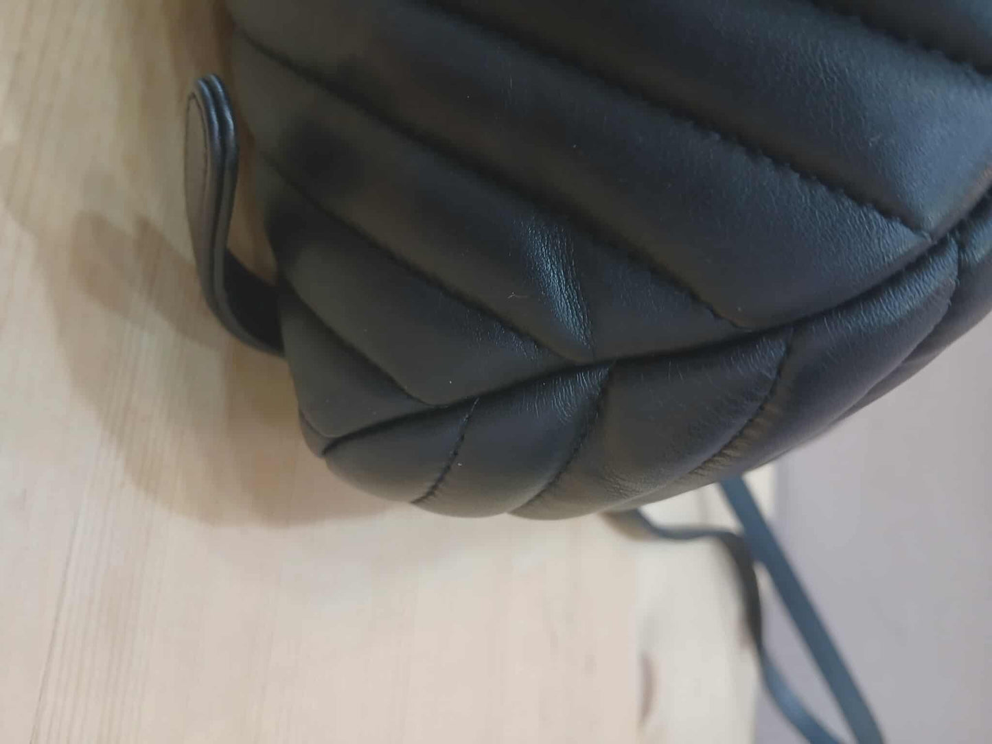 Chane Urban Spirit Backpack Chevron Lambskin Black Series 22