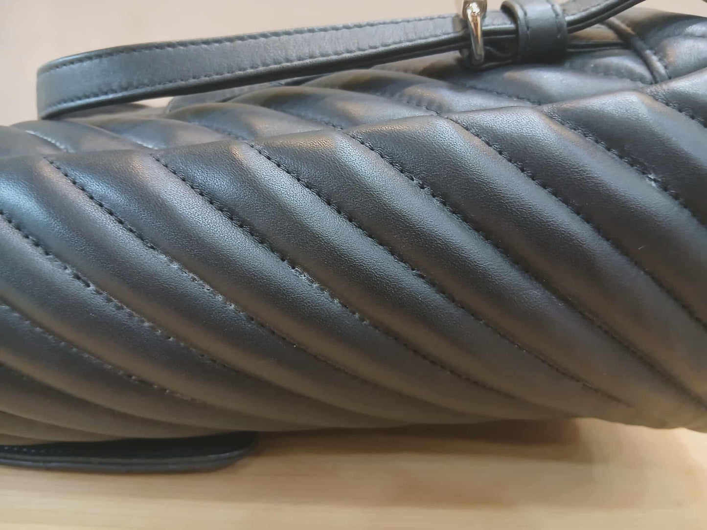 Chane Urban Spirit Backpack Chevron Lambskin Black Series 22