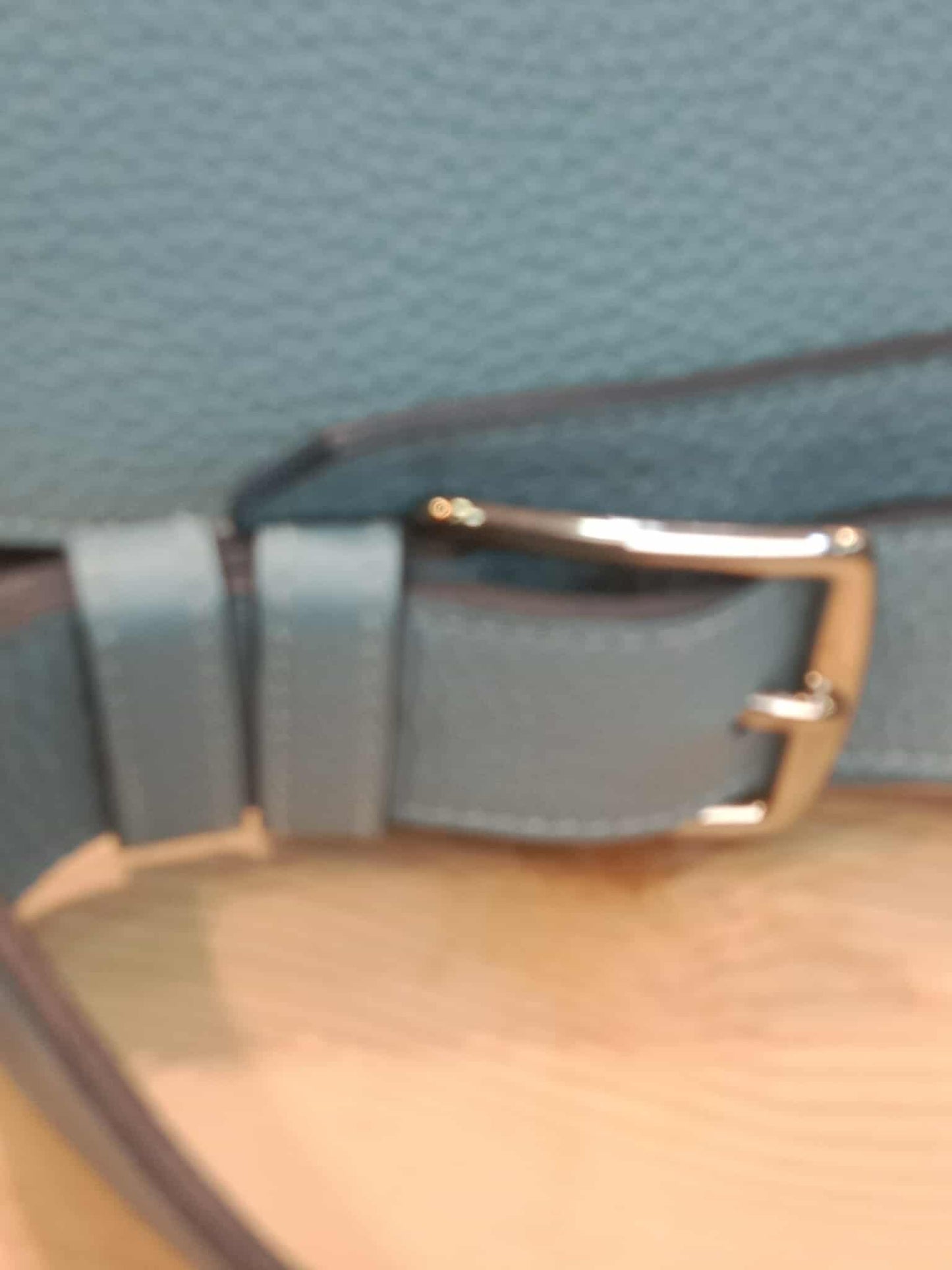 Hermes Jypserie 34 Blue Clemence Stamp M Square 2009