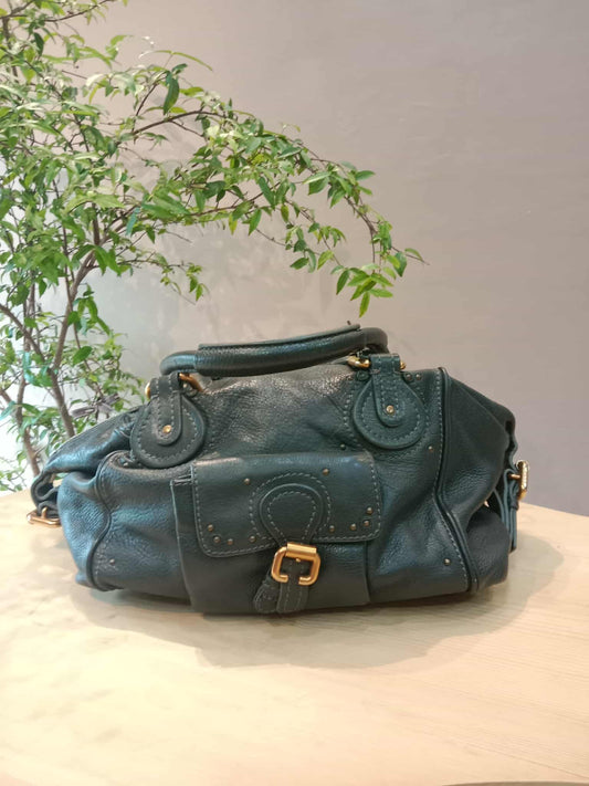Chloe Paddington Leather Handbag Black