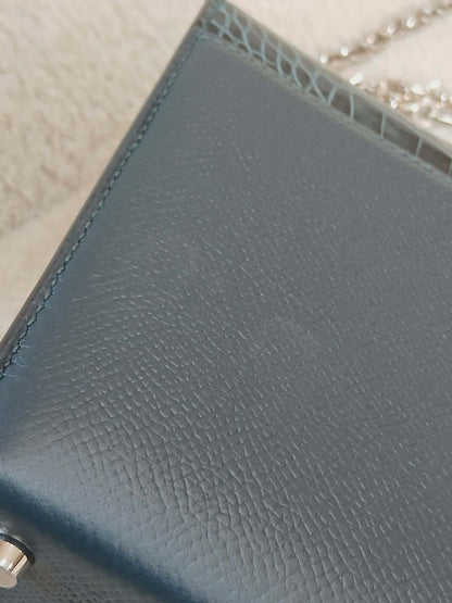 Hermes Sac Verrou Touch Chaine Mini Marquete Cypress Noir Stamp Y 2020