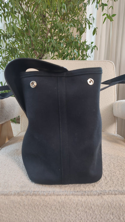 Hermes Valparaiso MM Black Bag