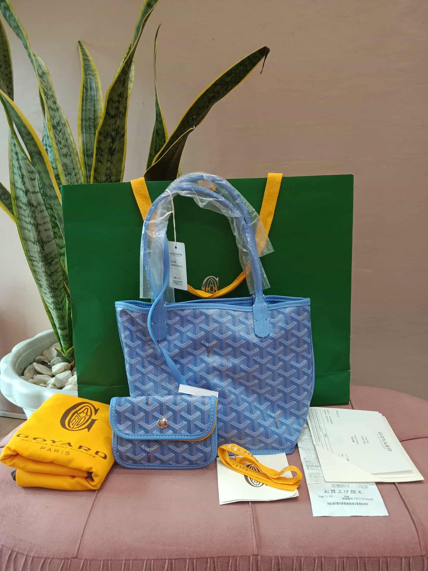 Goyard Sac Anjou Mini Iris Brandnew