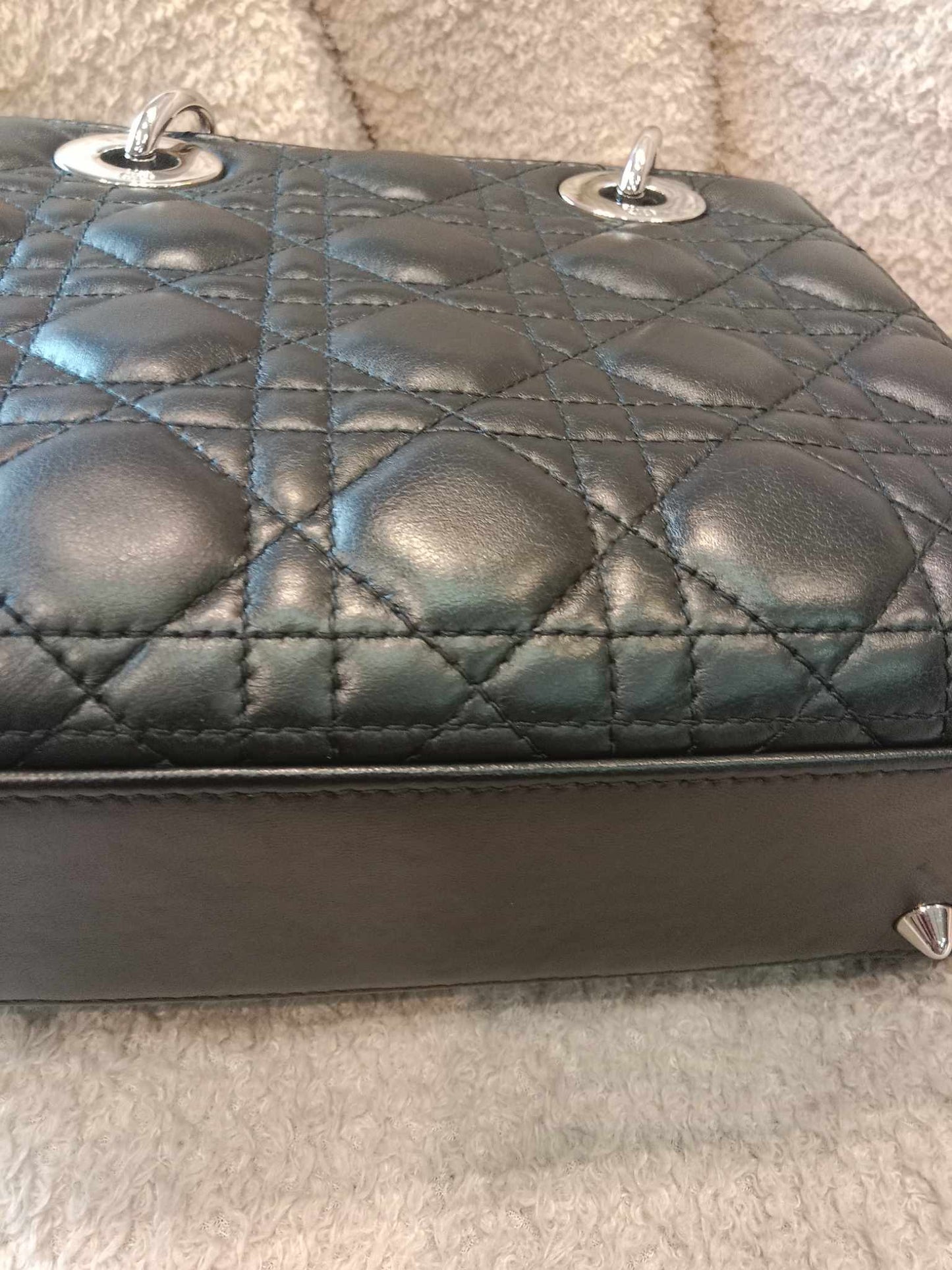 Dior Lady Dior ABC Small Lambskin Black