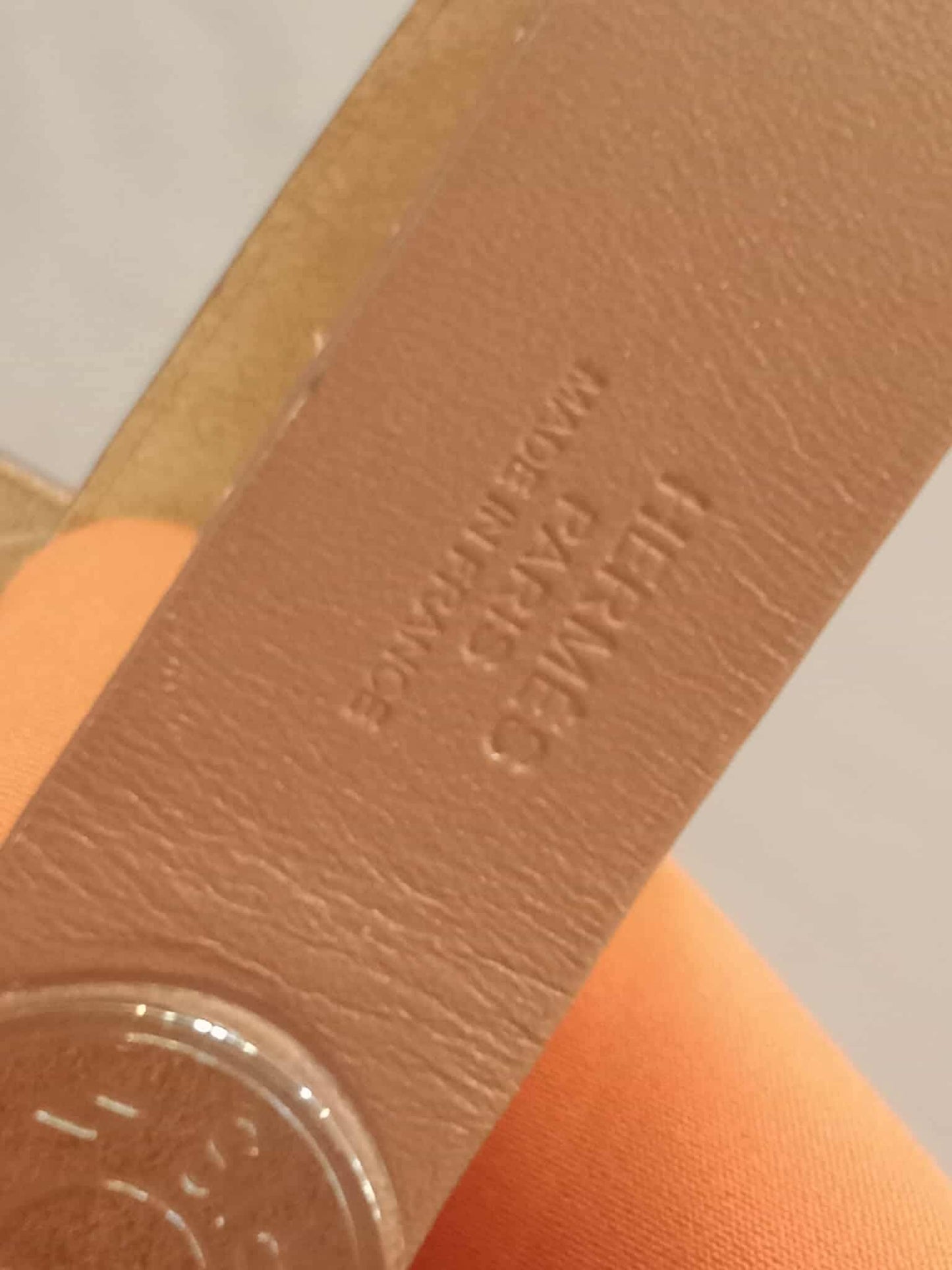 Hermes Cabag Elan Poppy Orange Stamp T 2015