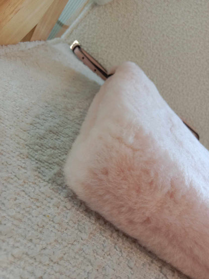 Fendi Shearling Peekaboo Pink