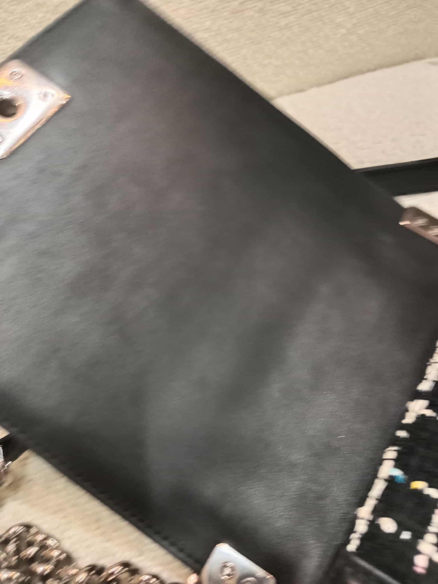 Chanel North South Boy Flap Bag Tweed/Lambskin Series 27