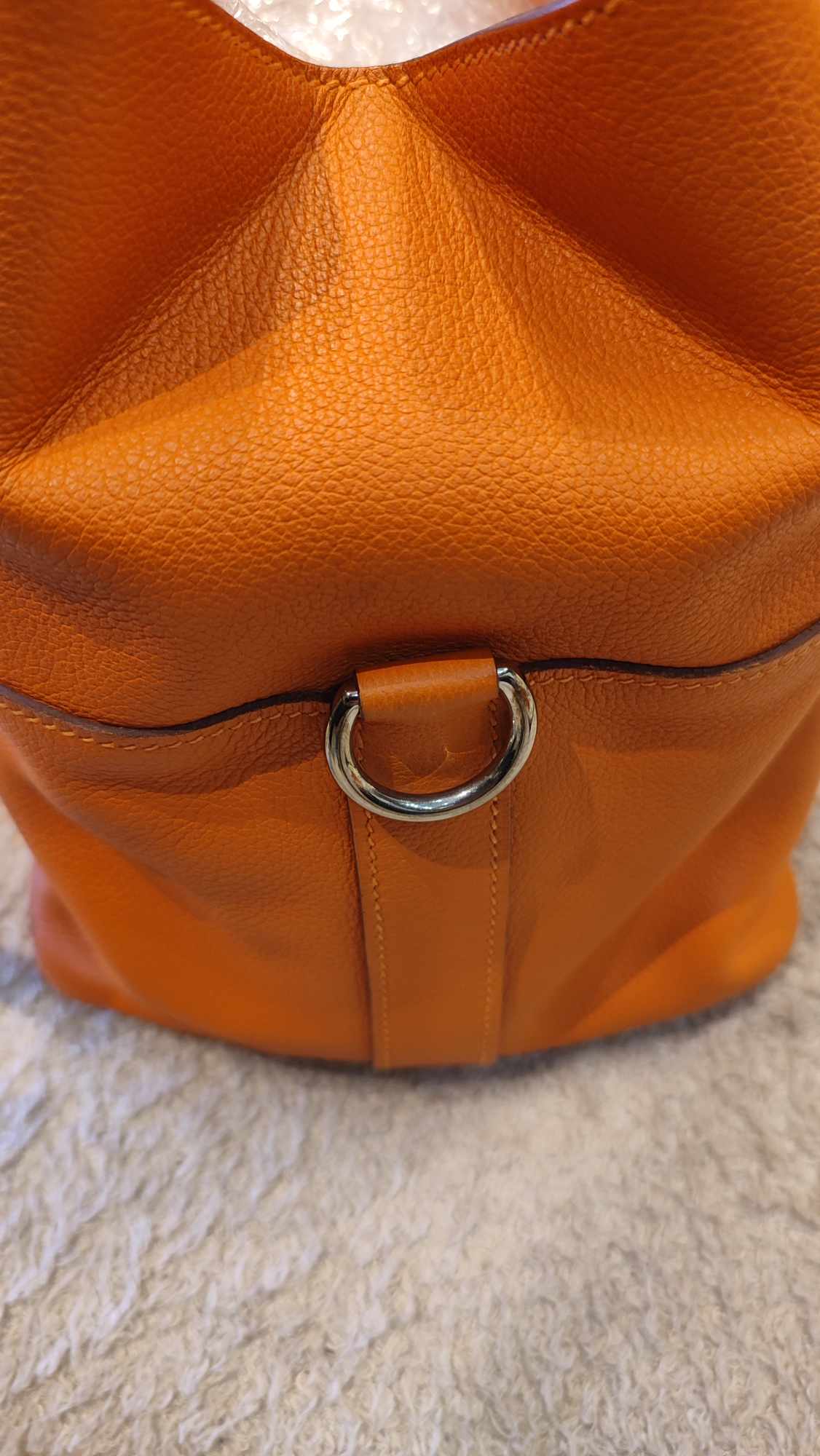 Hermes Toolbox 26 Poppy Orange Evercolor/Swift Stamp T 2015