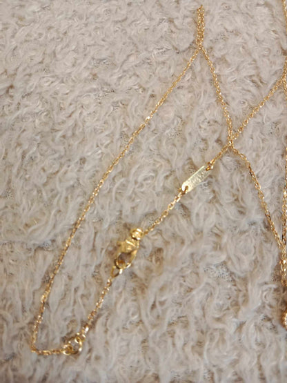 Van Cleef & Arpels Sweet Alhambra White Mother of Pearl 18K Gold Necklace