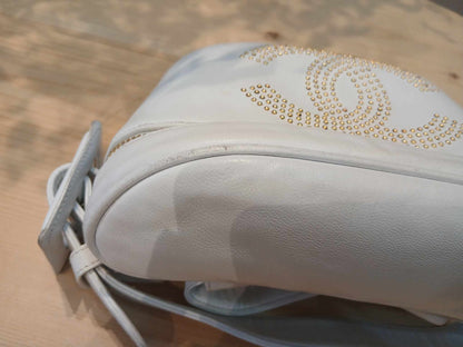 Chanel Belt Bag White Lambskin Series 2